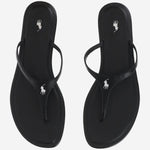 SANDALI IN PELLE CON LOGO 818P01594 001 POLO RALPH LAUREN 