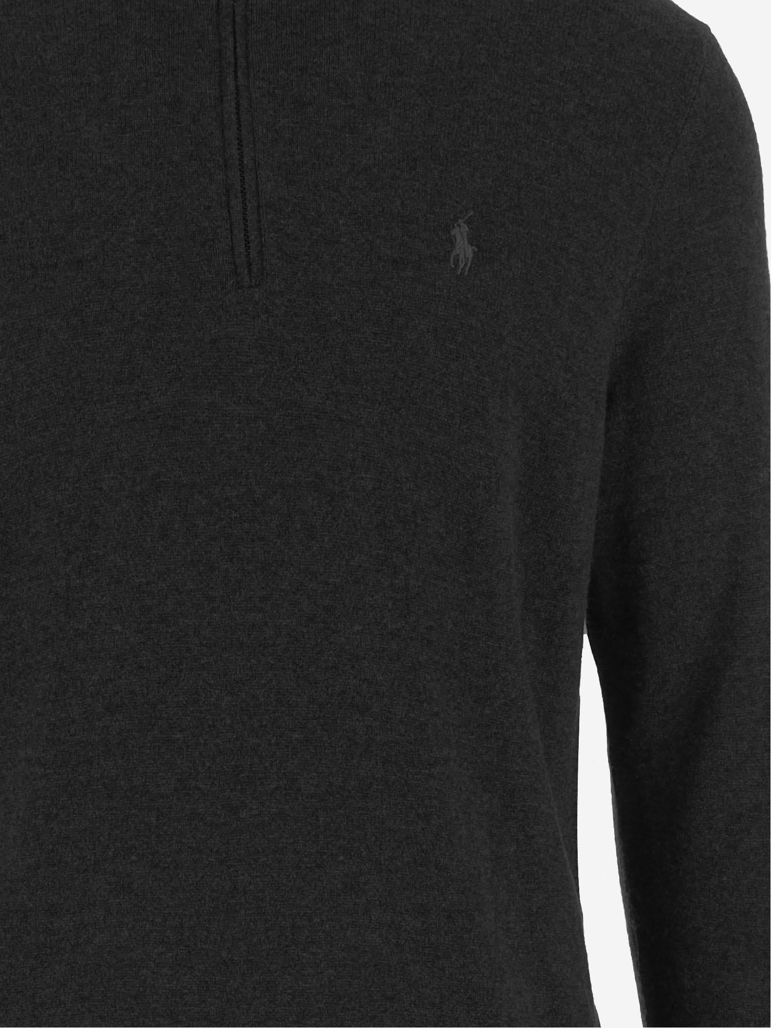 MAGLIA IN LANA CON LOGO 710876756 002 POLO RALPH LAUREN 