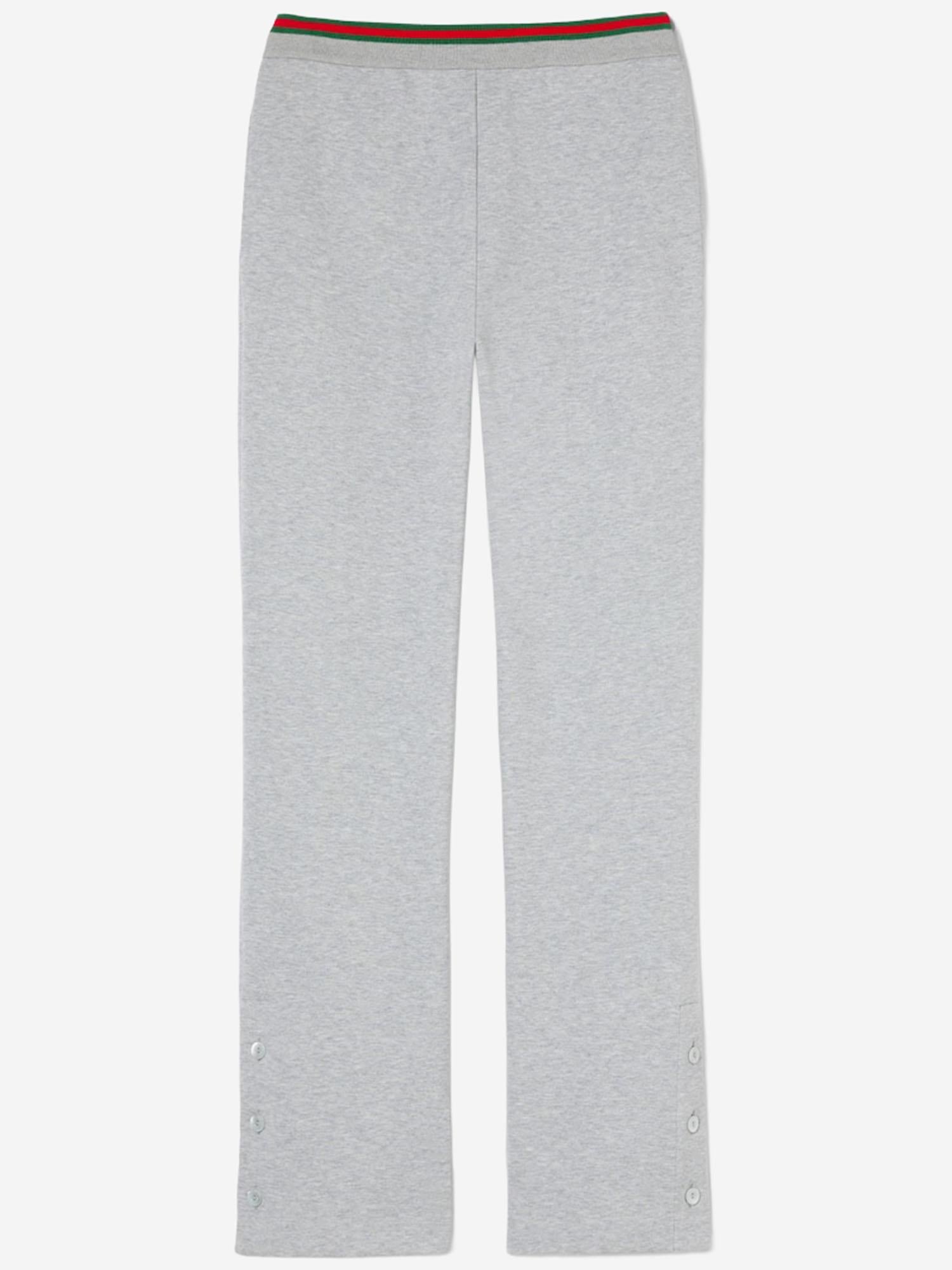 PANTALONI LEISURE IN JERSEY DI COTONE CON WEB 853424 XJHIR1160 GUCCI 