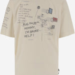 T-SHIRT IN COTONE CON STAMPA FY0936 AV0GF1P2N FENDI 