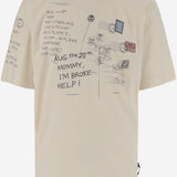 T-SHIRT IN COTONE CON STAMPA FY0936 AV0GF1P2N FENDI 
