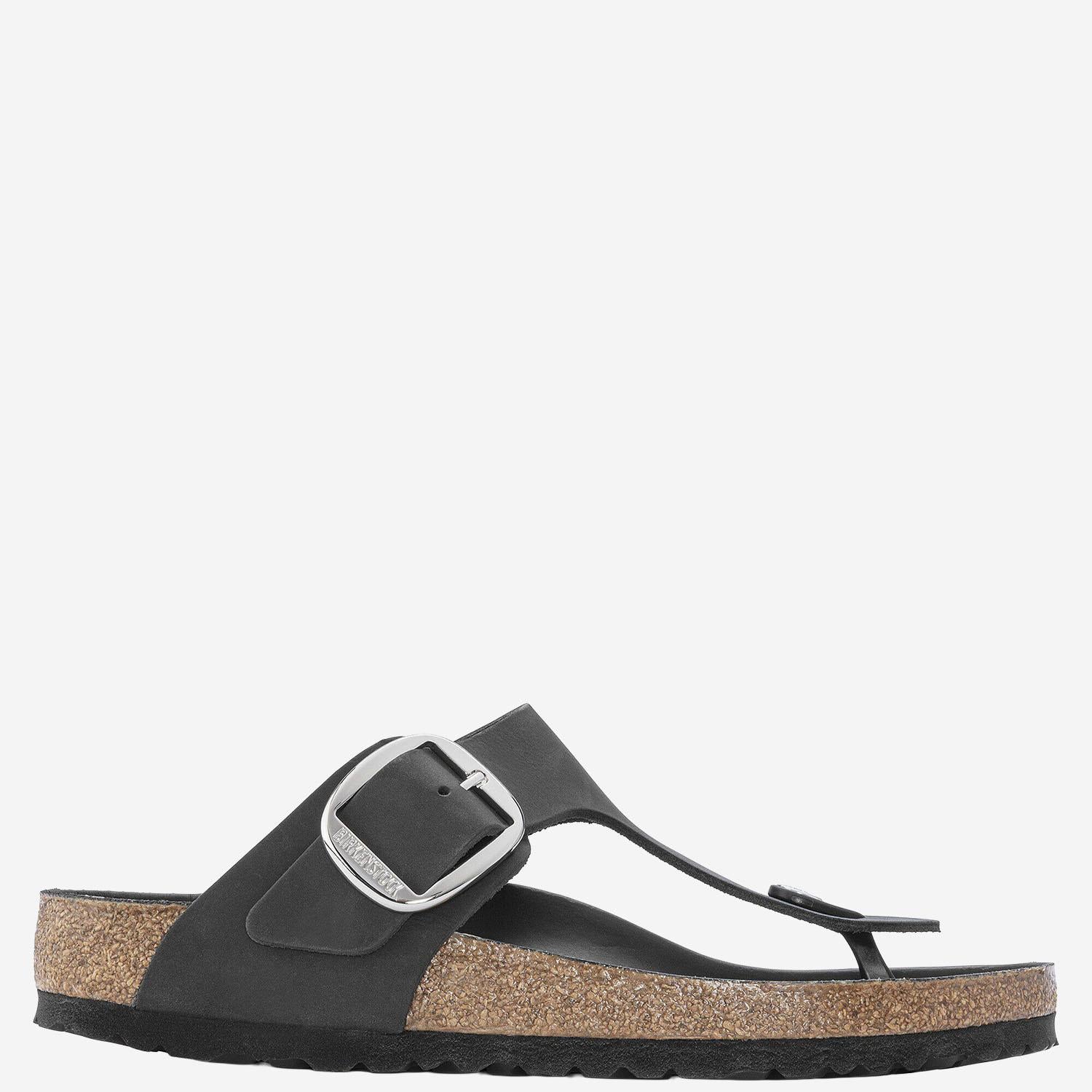 MULES GIZEH BIG BUCKLE 1023334 BLACK BIRKENSTOCK 