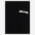T-SHIRT IN COTONE CON LOGO TSM00133AJ00226 990 JACQUEMUS 