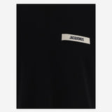 T-SHIRT IN COTONE CON LOGO TSM00133AJ00226 990 JACQUEMUS 