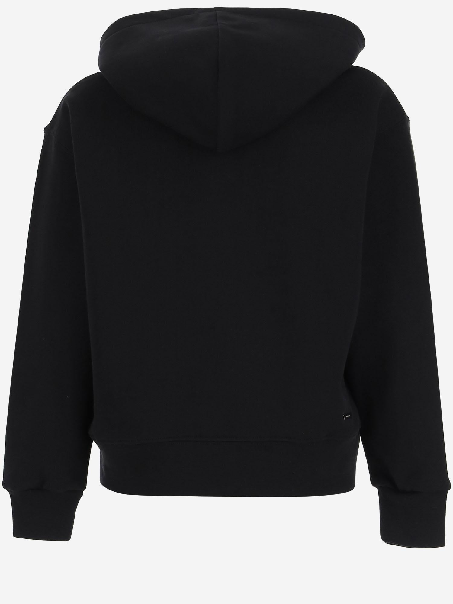 FELPA IN COTONE CON LOGO AKJYHD 1009Black AMIRI KIDS 