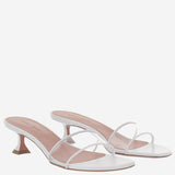 Sandali andreea glass ANDREEAGLASSSLIPPER 45WHITETRANSPARENT AMINA MUADDI 