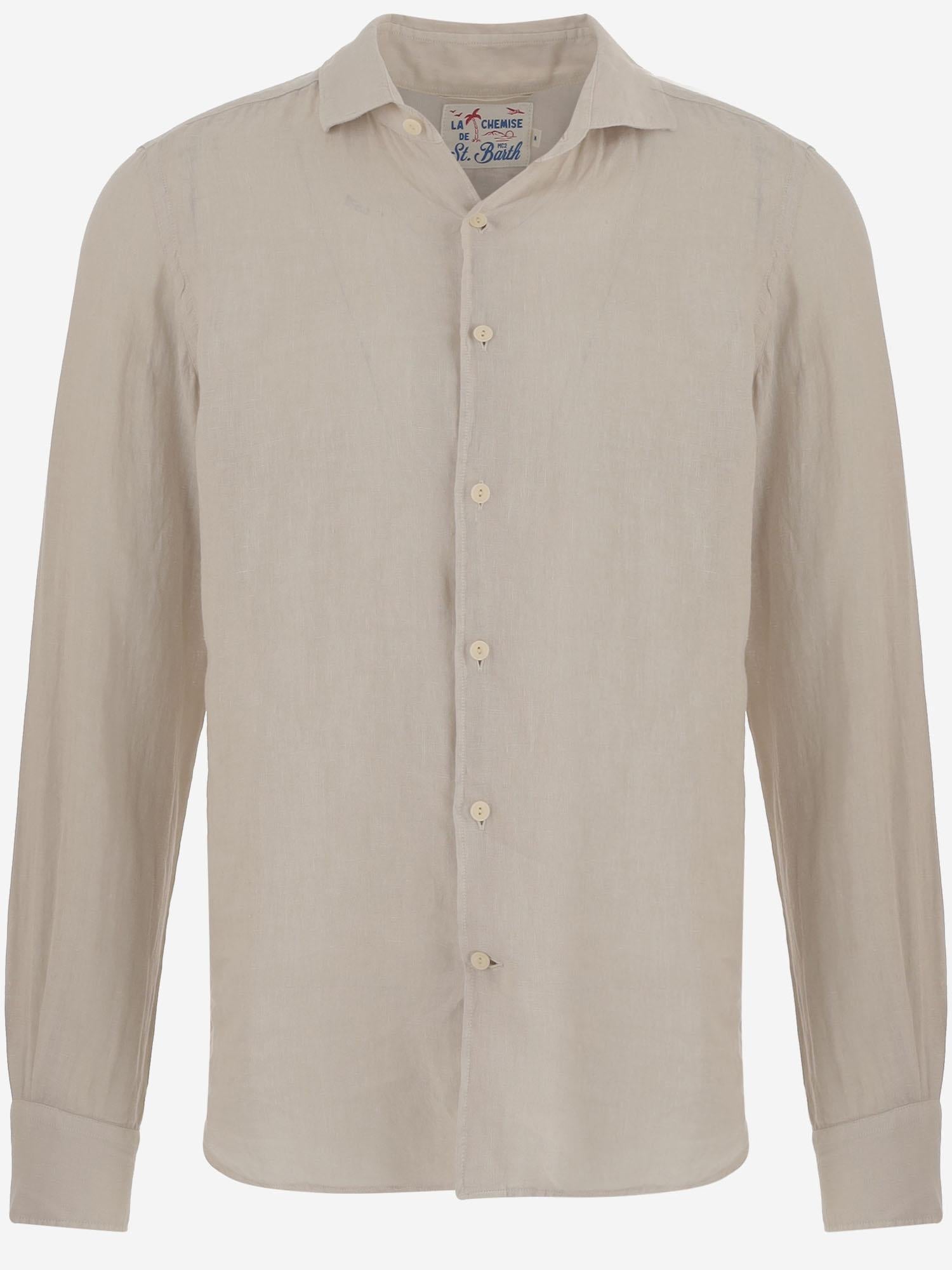 CAMICIA IN LINO PAMP001 00138L MC2 SAINT BARTH 