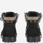 STIVALETTI DA TREKKING MOOR in pelle scamosciata 8111674 BLACK BURBERRY 