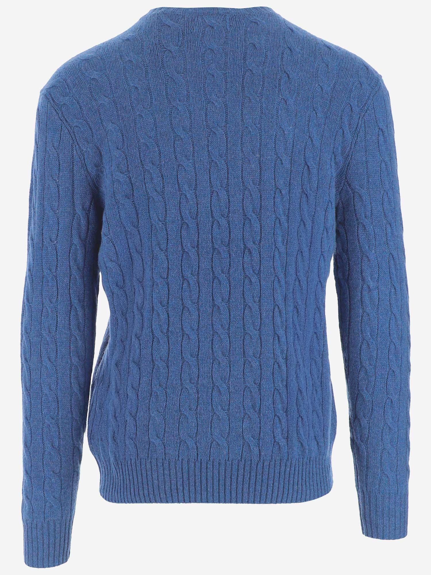 MAGLIA A TRECCE IN LANA 710876762 032 POLO RALPH LAUREN 