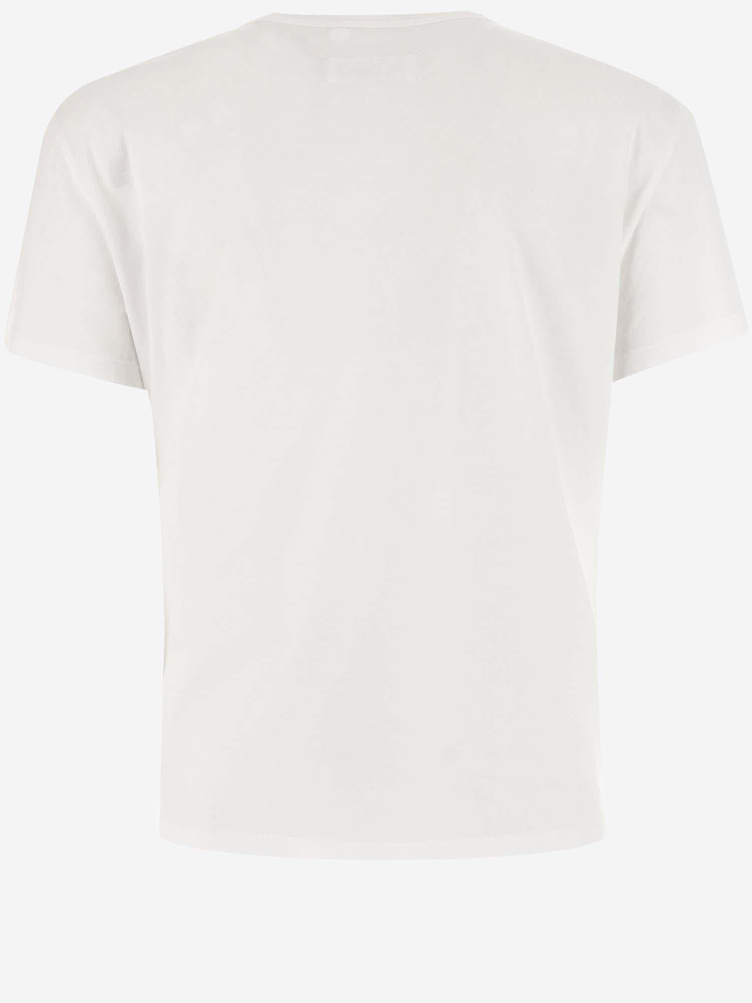 T-SHIRT IN COTONE CON LOGO S30GC0701 S22816994 MAISON MARGIELA 