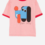 T-SHIRT IN COTONE CON STAMPA B225AC002  BOBO CHOSES KIDS 