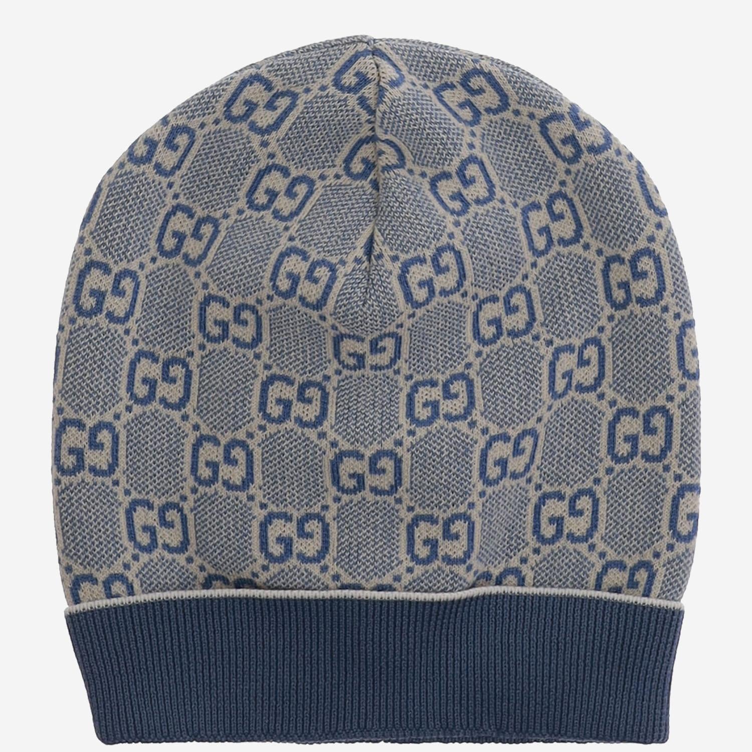 BEANIE IN COTONE CON GG 805840 4K1114878 GUCCI KIDS 