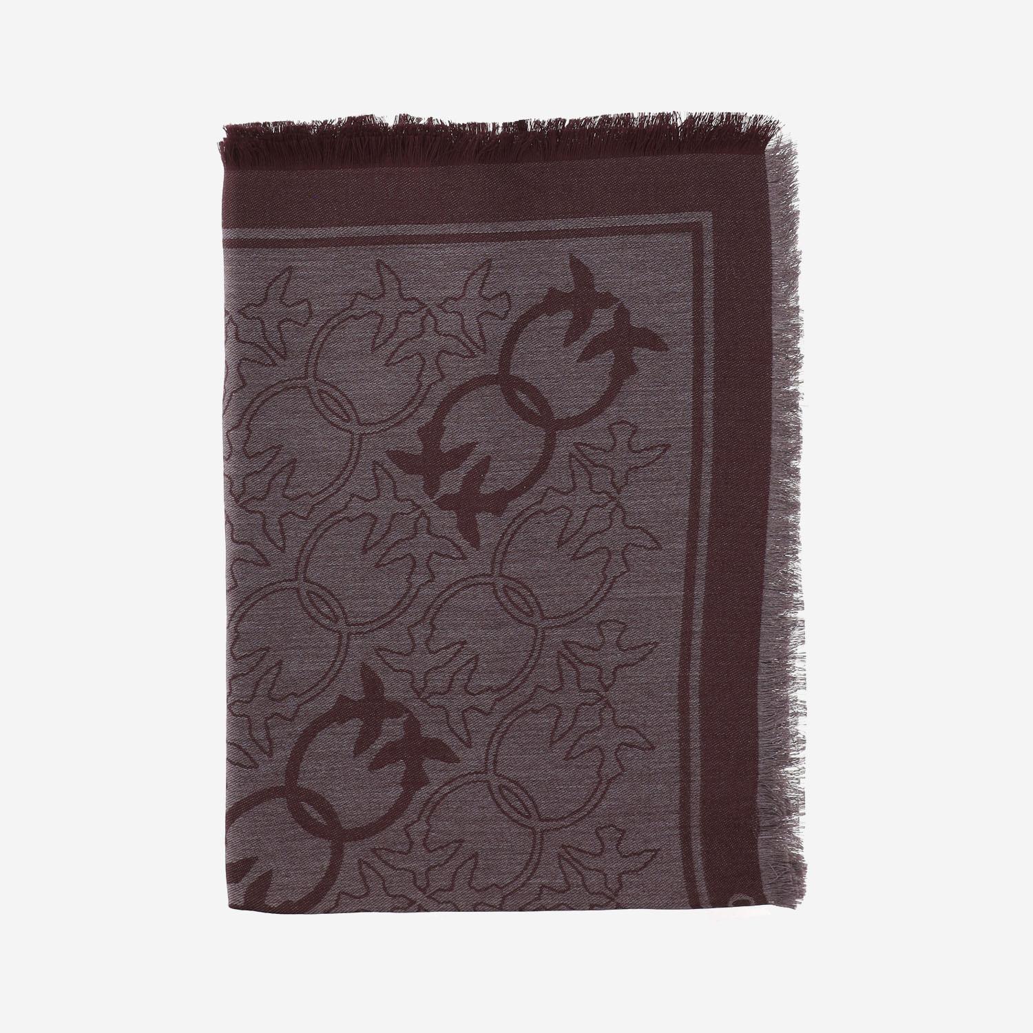 SCIARPA IN MISTO VISCOSA CON MOTIVO LOVE BIRDS 106017 A2ZHR57 PINKO 