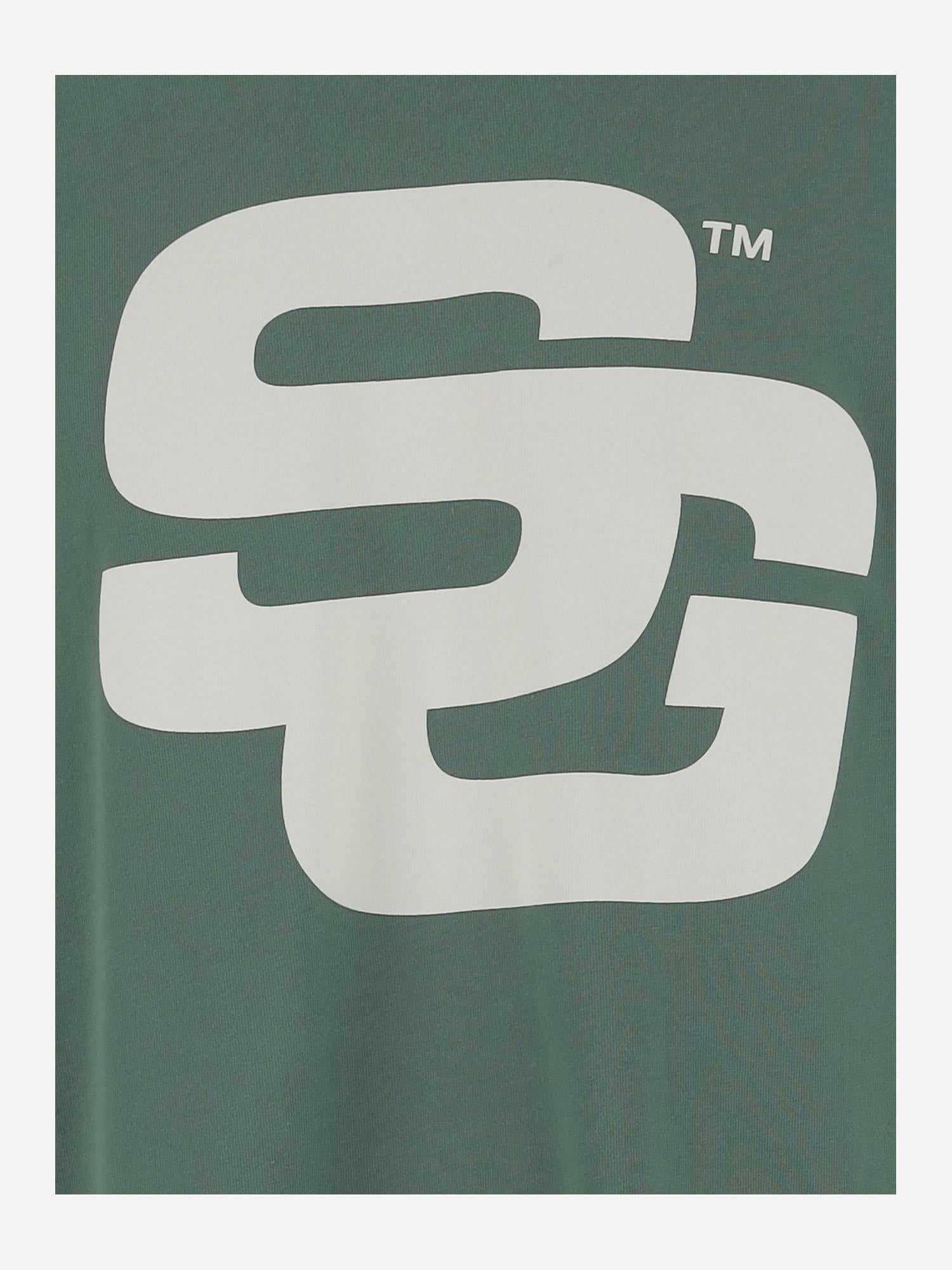 T-SHIRT IN COTONE CON LOGO SG2510103 HUNTERGREEN SUMMER GAMES 
