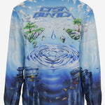 CAMICIA IN SETA CON STAMPA GRAFICA MSP26SH006 01 CASABLANCA 