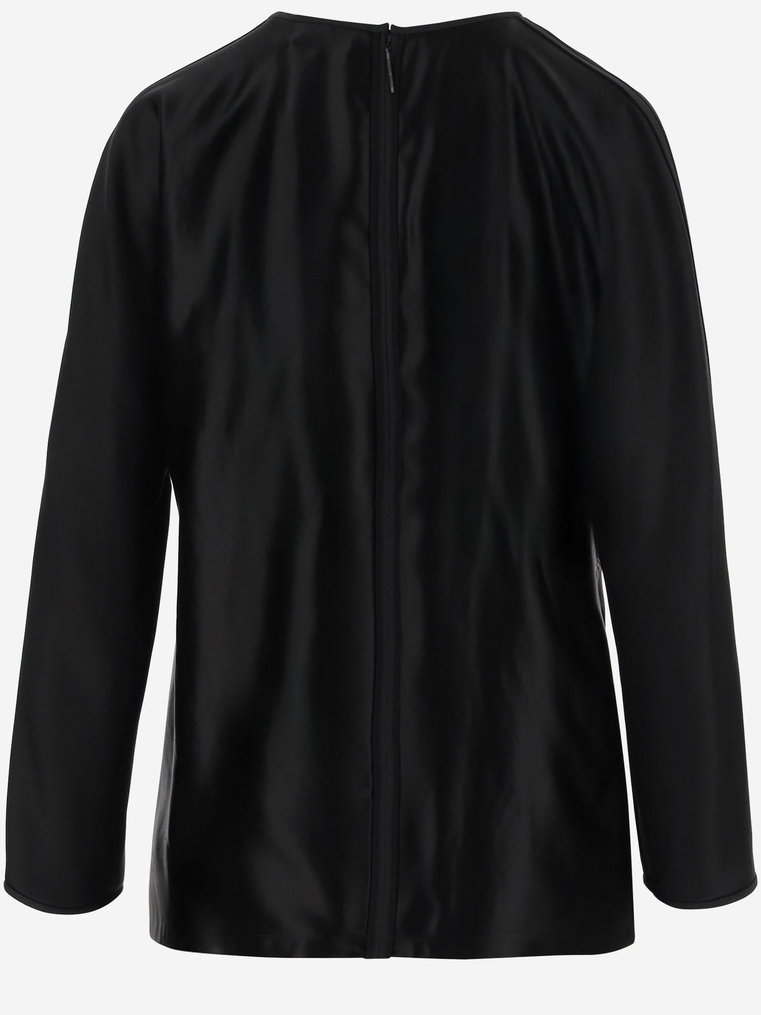 MAGLIA IN SETA EFFETTO LUCIDO GW001580 TE15808UC001 GIORGIO ARMANI 