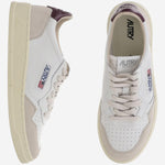 SNEAKERS LOW MEDALIST IN PELLE AULWLS03 WHTBURGUND AUTRY 