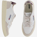SNEAKERS LOW MEDALIST IN PELLE AULWLS03 WHTBURGUND AUTRY 