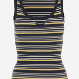 CANOTTA IN COTONE CON LOGO<BR/> MMV341 1848F0008 MIU MIU 