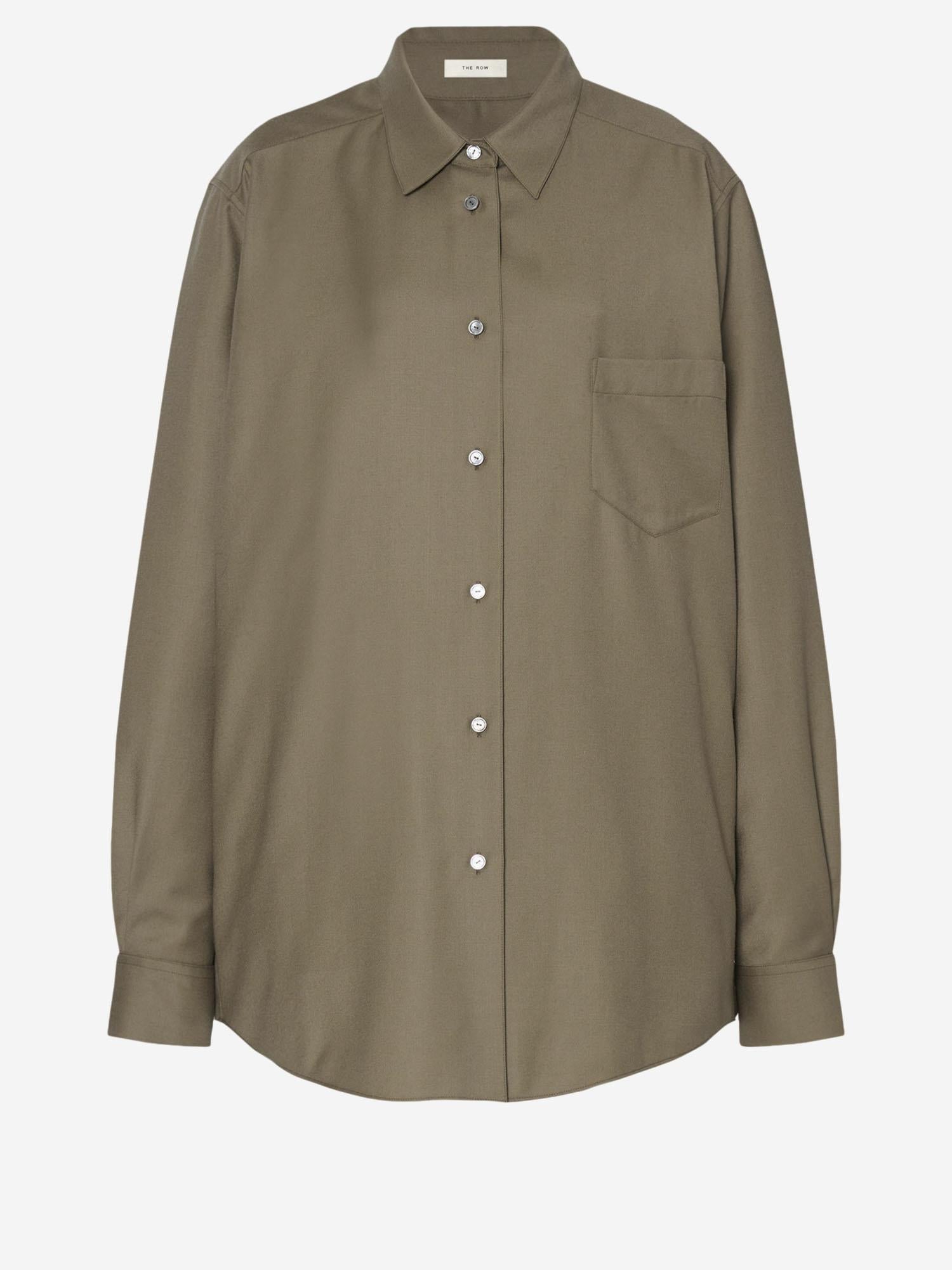 CAMICIA PINO IN LANA 10275W4084 MYB THE ROW 