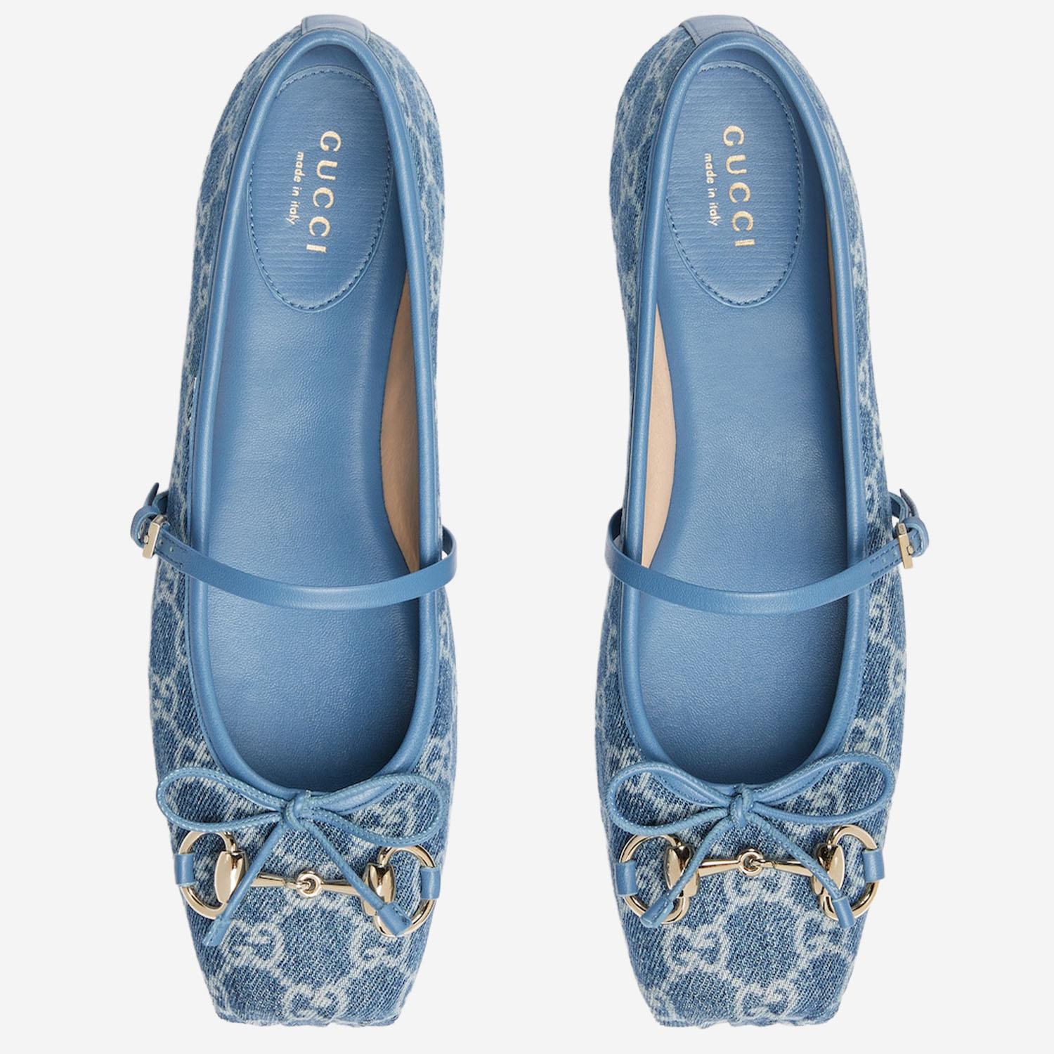 BALLERINE IN TESSUTO GG 814321 FAFHR4746 GUCCI 