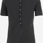 TOP IN COTONE CON BOTTONIERA POSTERIORE TSW00568AJ00189 990 JACQUEMUS 