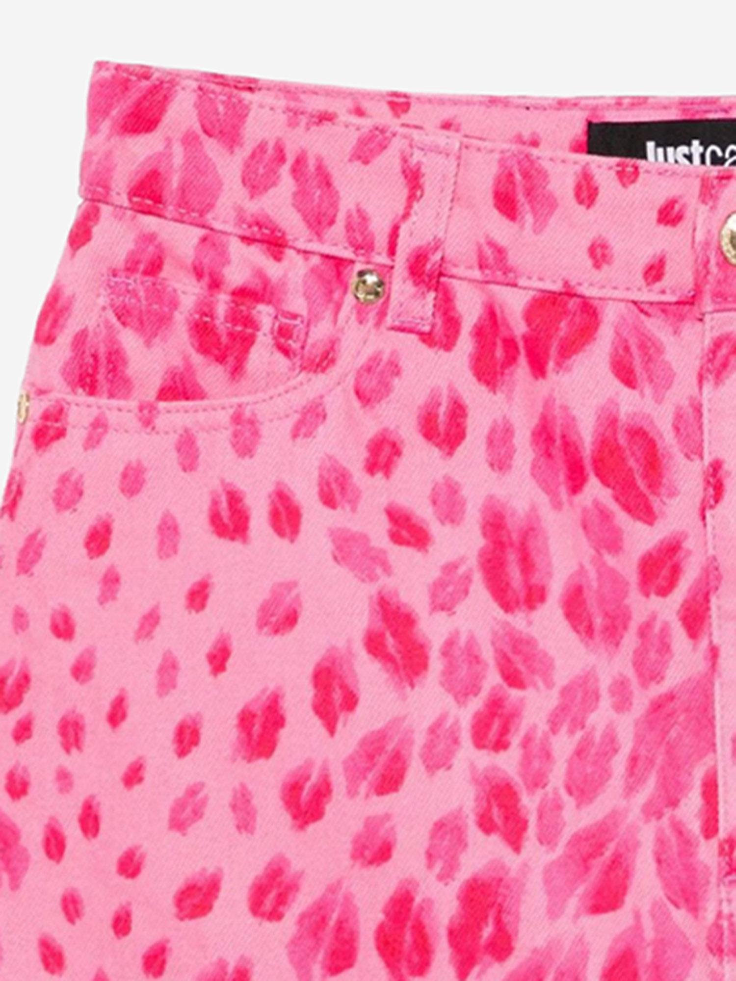 MINIGONNA IN COTONE CON FANTASIA 80PAE8N1 CESCB433 JUST CAVALLI 