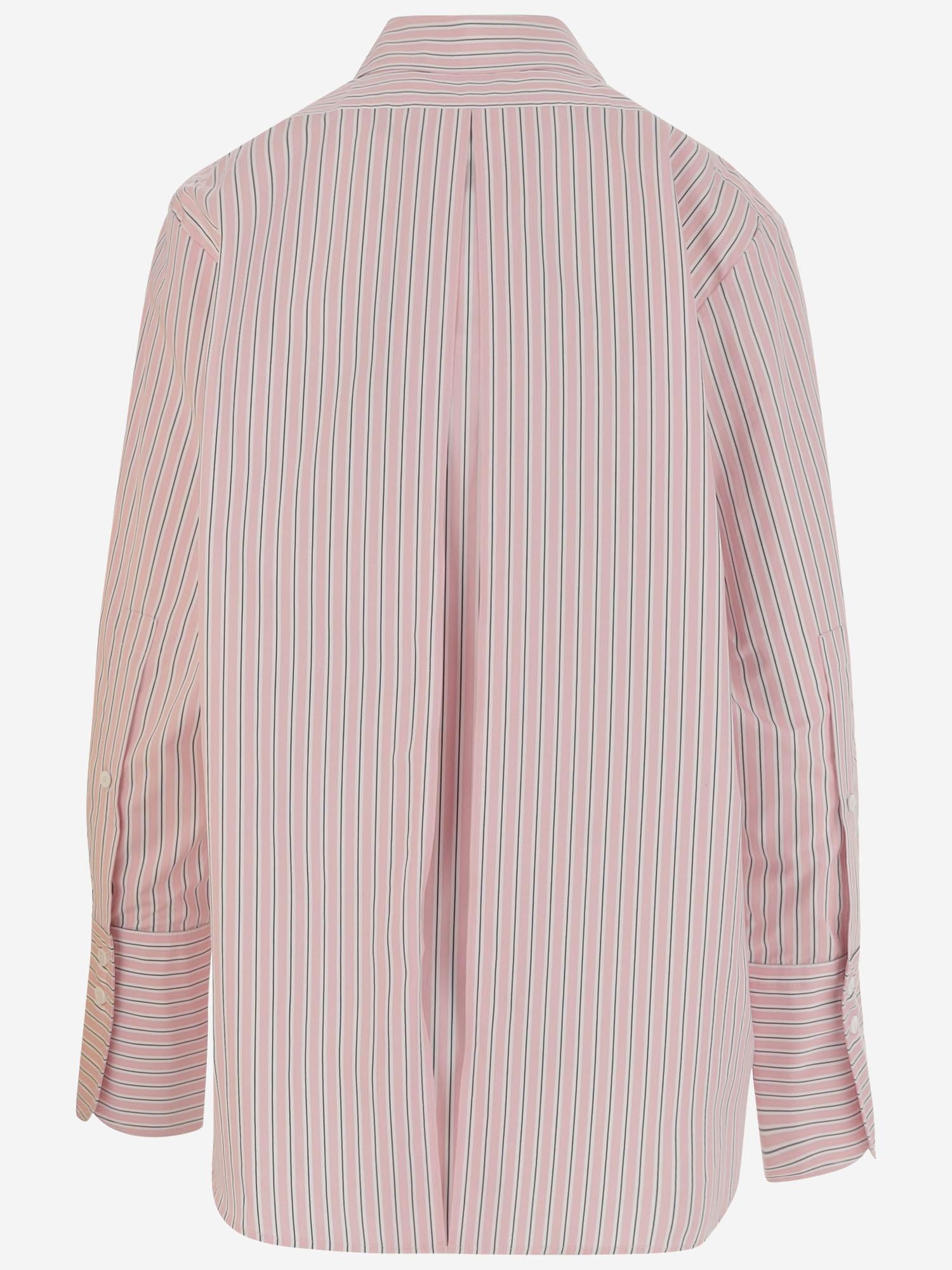 CAMICIA IN COTONE CON MOTIVO A RIGHE BL0360190 5068 PATOU 