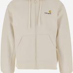 FELPA AMERICAN SCRIPT IN MISTO COTONE CON LOGO I033063 05XX CARHARTT WIP 