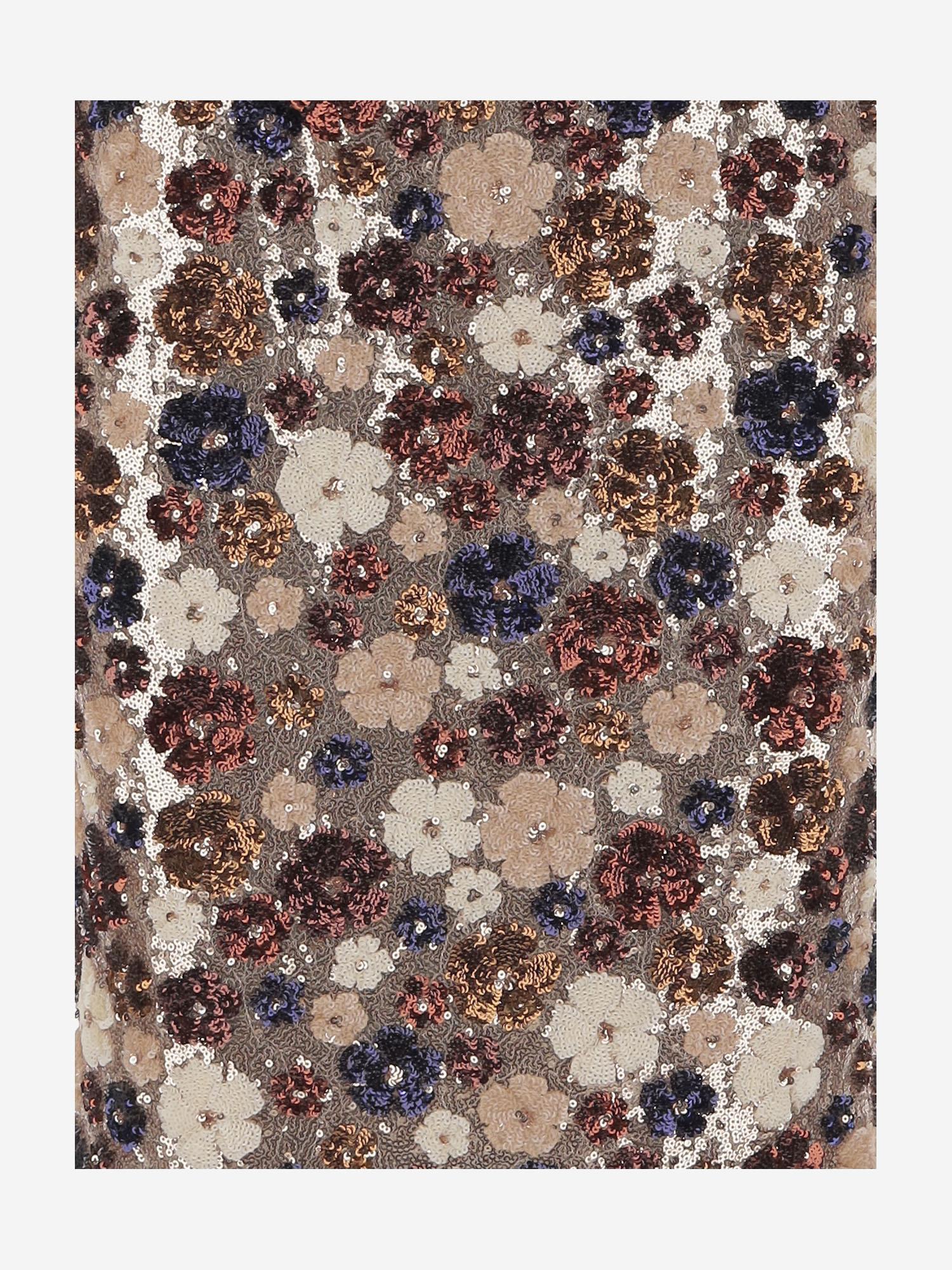 ABITO CON PATTERN FLOREALE DI PAILLETTES H012 5237M023 N 21 