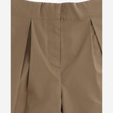 PANTALONI IN COTONE CON PIEGHE 8078341 ARCHIVEBEIGE BURBERRY KIDS 