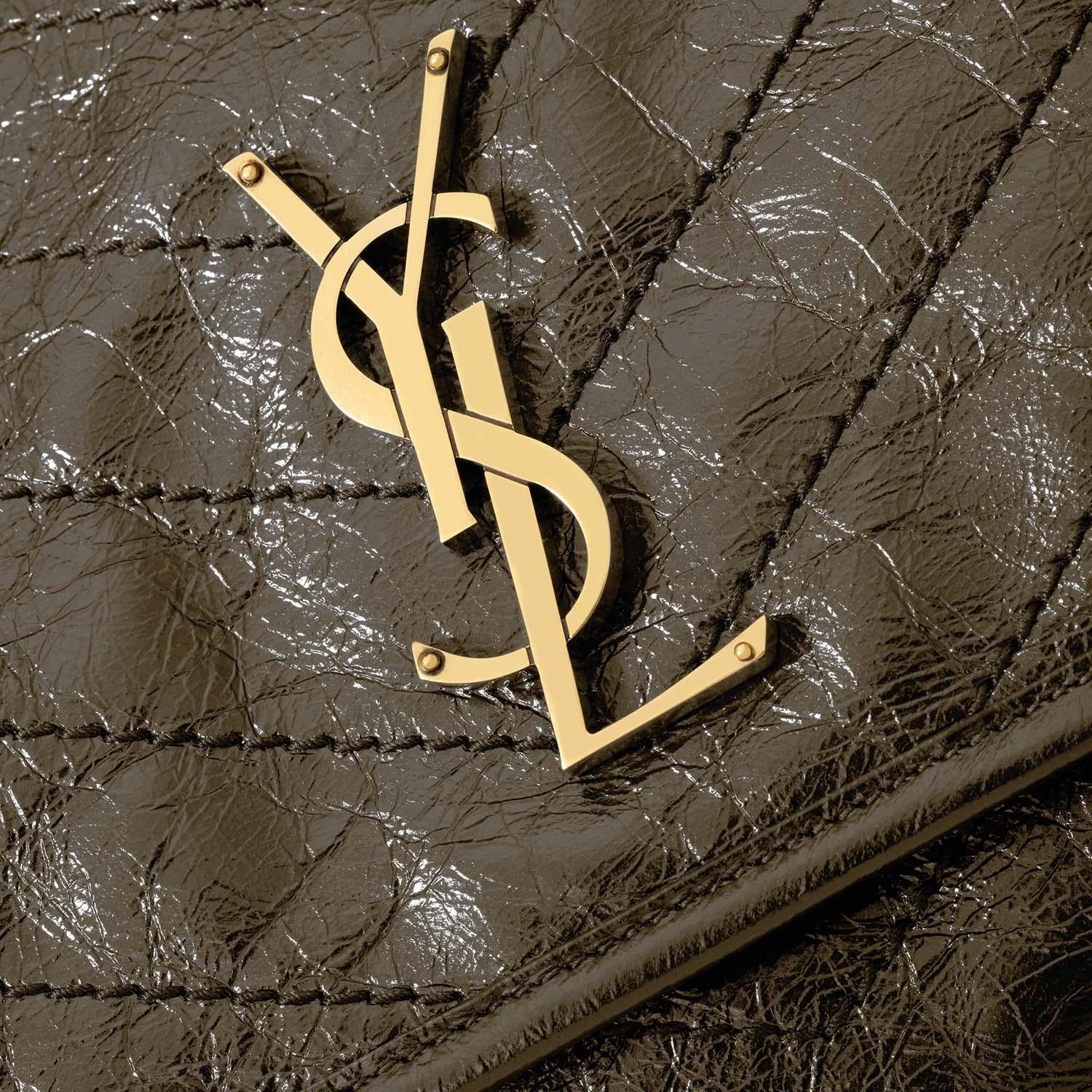 BORSA NIKI MEDIA IN PELLE VINTAGE 633184 0EN073212 SAINT LAURENT 