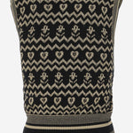 TOP IN MISTO LANA CON MOTIVO GEOMETRICO 7B3KM06C 9H0G14 VALENTINO 