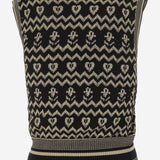 TOP IN MISTO LANA CON MOTIVO GEOMETRICO 7B3KM06C 9H0G14 VALENTINO 