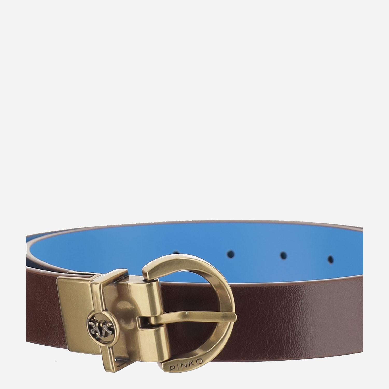 CINTURA REVERSIBILE LOVE BERRY IN PELLE 105456 A2BYLE2Q PINKO 