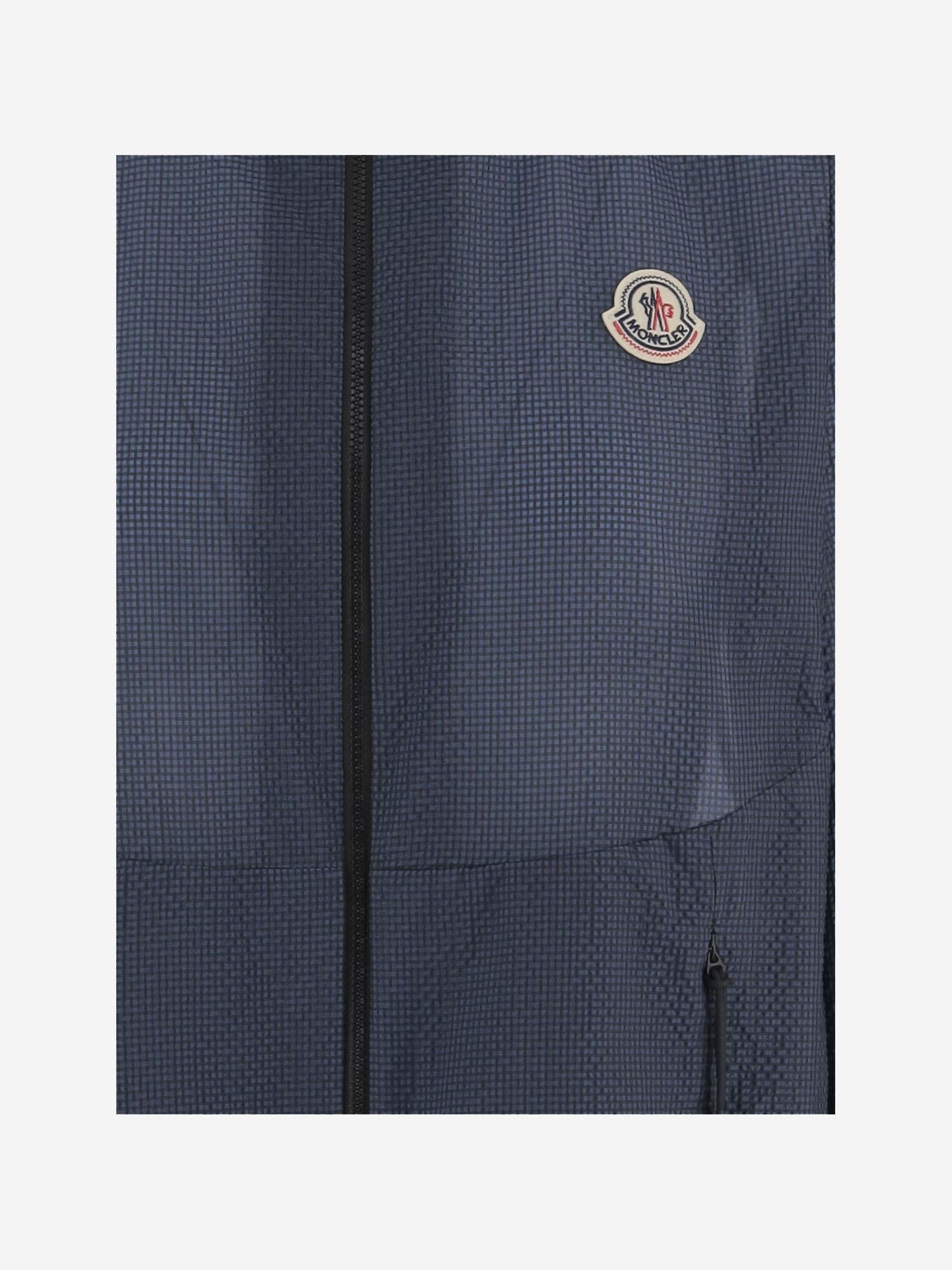 GIACCA IN TESSUTO TECNICO CON LOGO 1A00113 599G9F79 MONCLER 