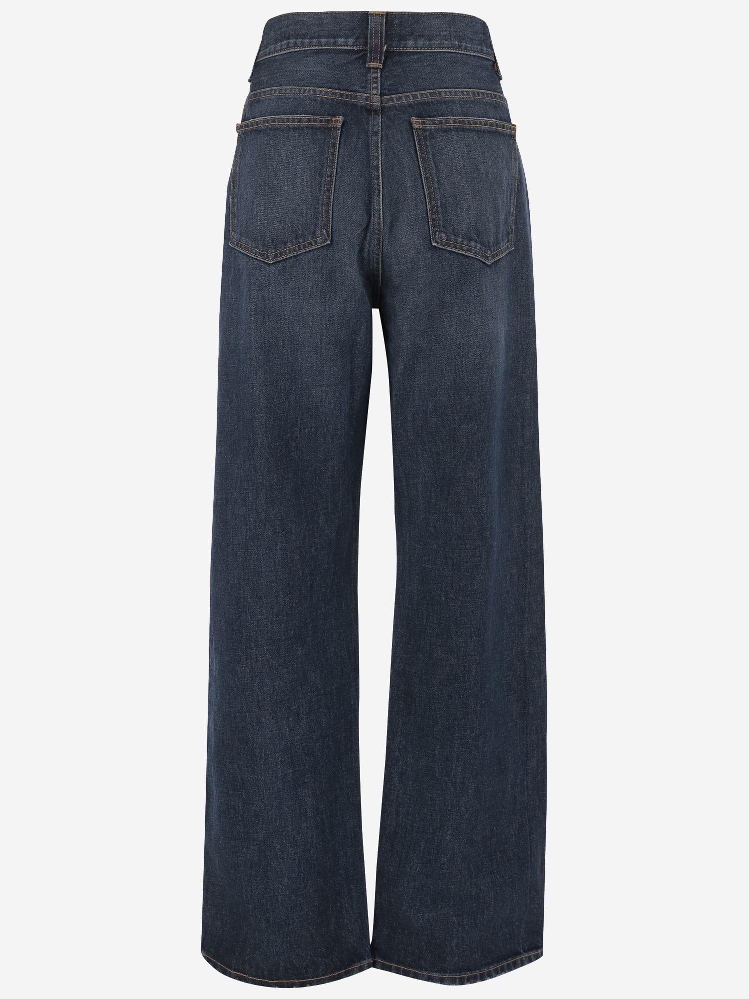 JEANS IN DENIM DI COTONE 1157908010W908 010 KHAITE 