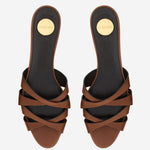 SANDALI CHANDELLE IN PELLE 859266 DWE006036 SAINT LAURENT 