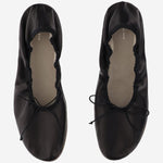 BALLERINE IN PELLE F1637N66 BLK THE ROW 