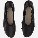 BALLERINE IN PELLE F1637N66 BLK THE ROW 