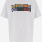 T-SHIRT IN COTONE CON STAMPA 2601150S 101 SACAI 