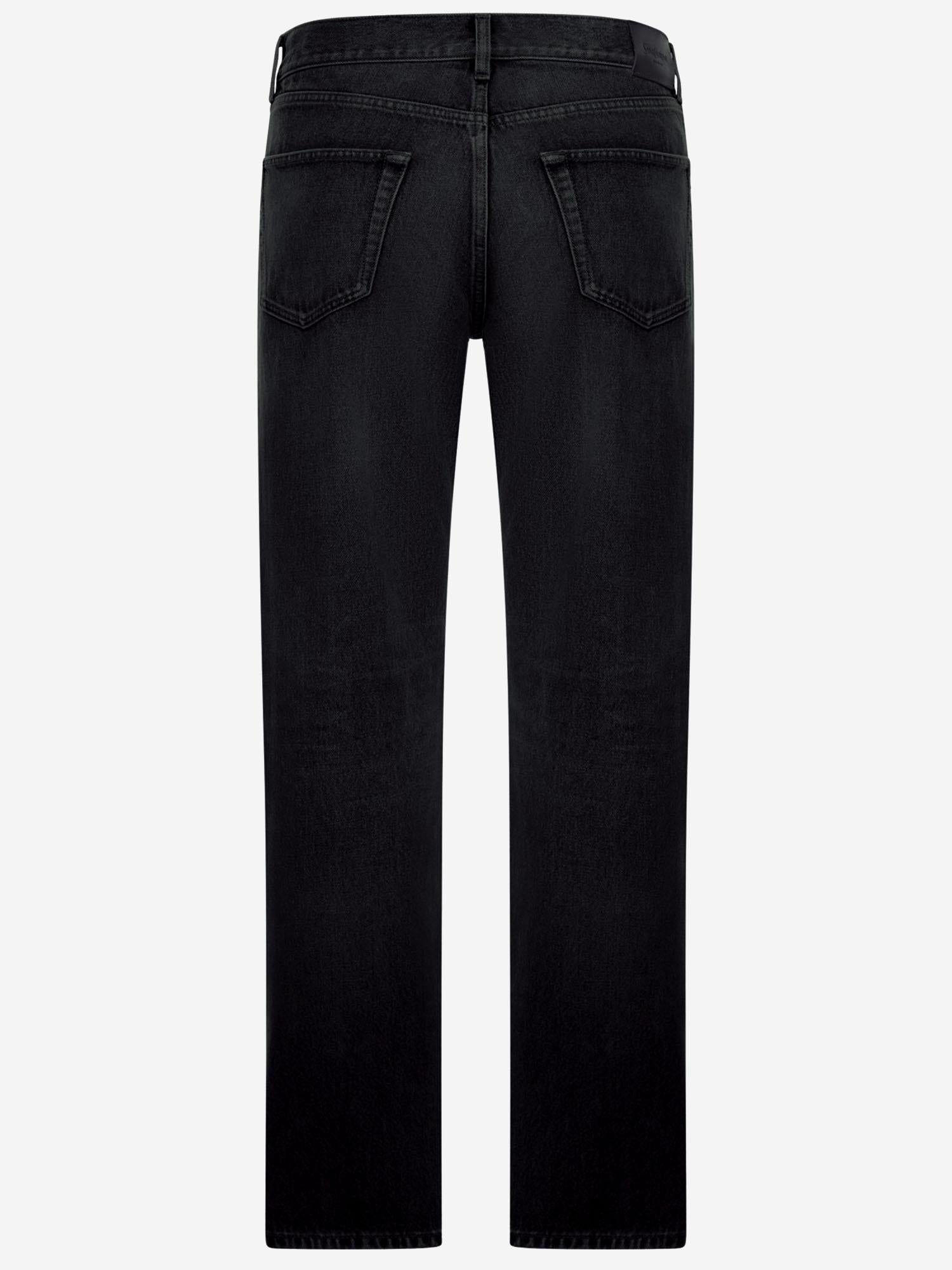 Jeans in denim di cotone con dettaglio morsetto 860844 XDDFZ1000 GUCCI 