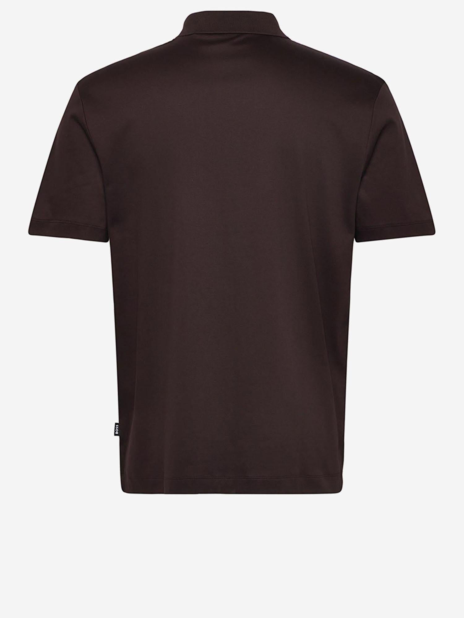 Polo in cotone con logo 50555829 207 HUGO BOSS 
