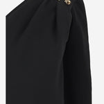 ABITO IN CRÊPE DI VISCOSA E LANA 812348 V4ZE01000 BOTTEGA VENETA 