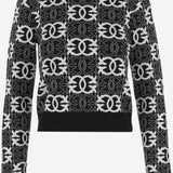 MAGLIA LOVE BIRDS IN MISTO VISCOSA 106041 A2YDZZ2 PINKO 