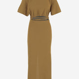 ABITO IN COTONE CON DETTAGLIO CUT-OUT 106908 A3ARL25 PINKO 