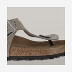 SANDALI GIZEH RIVET IN PELLE SCAMOCIATA 1029388 TAUPE BIRKENSTOCK 