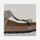 SANDALI GIZEH RIVET IN PELLE SCAMOCIATA 1029388 TAUPE BIRKENSTOCK 