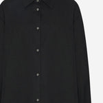 CAMICIA LUKA IN LANA VERGINE 5648W4084 BLK THE ROW 