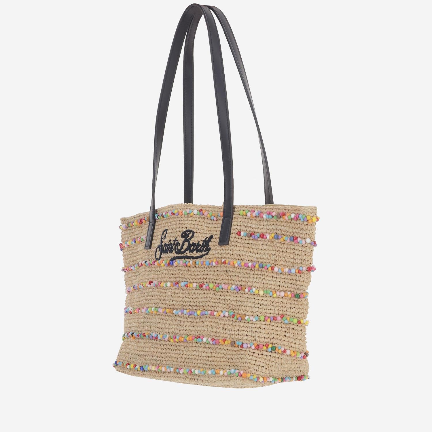 BORSA SHOPPING IN RAFIA CON LOGO RAFC002 00357L MC2 SAINT BARTH 